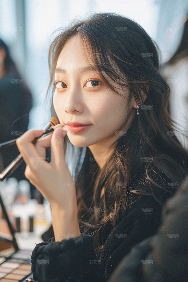 化妆人物美妆彩妆肖像