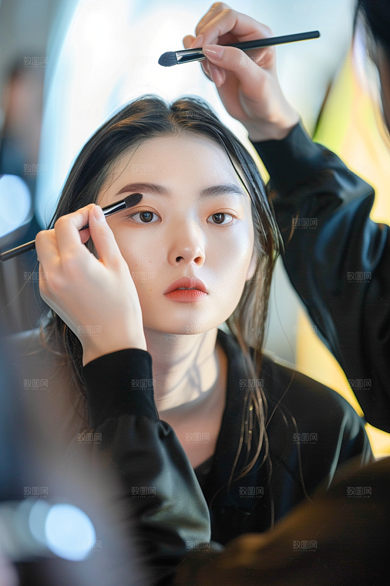 化妆人物妆感造型师肖像