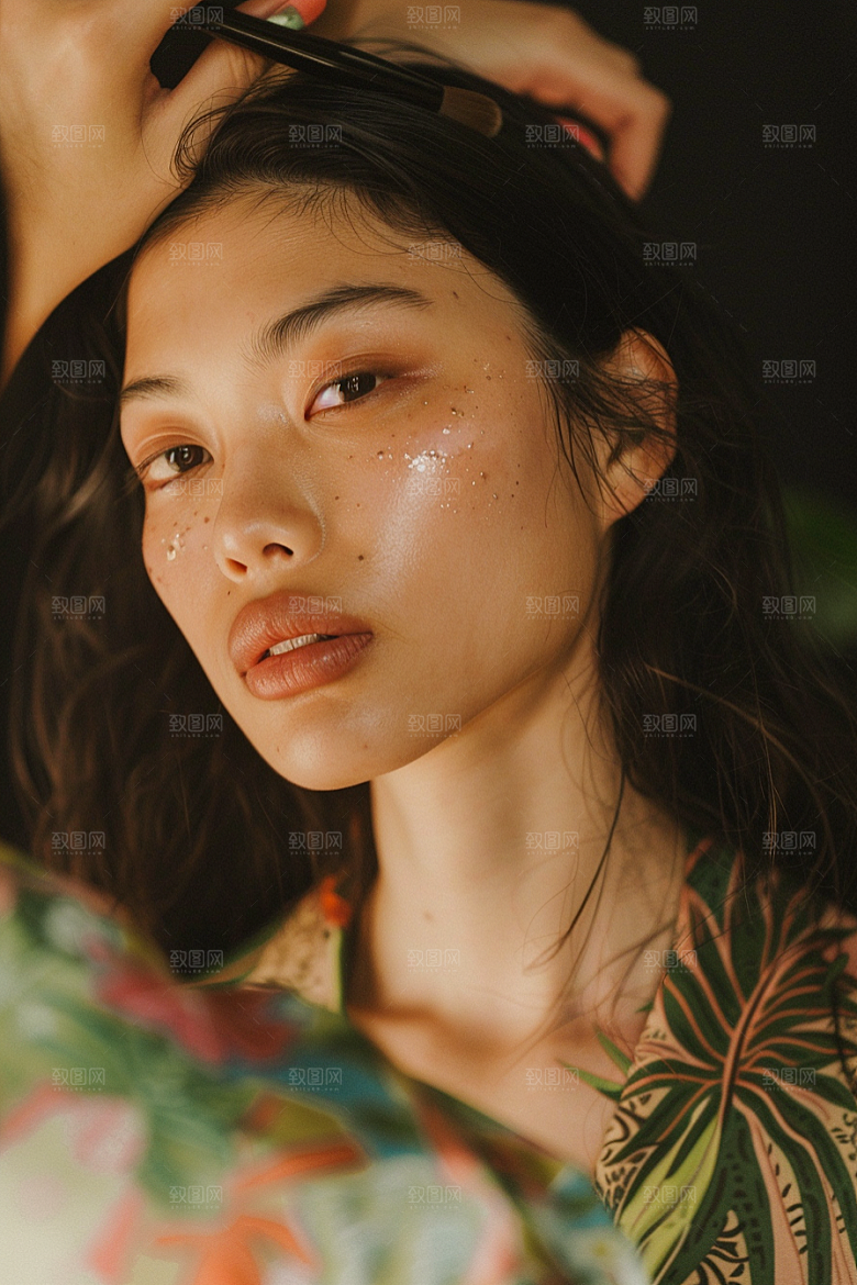 化妆人物改造妆容肖像