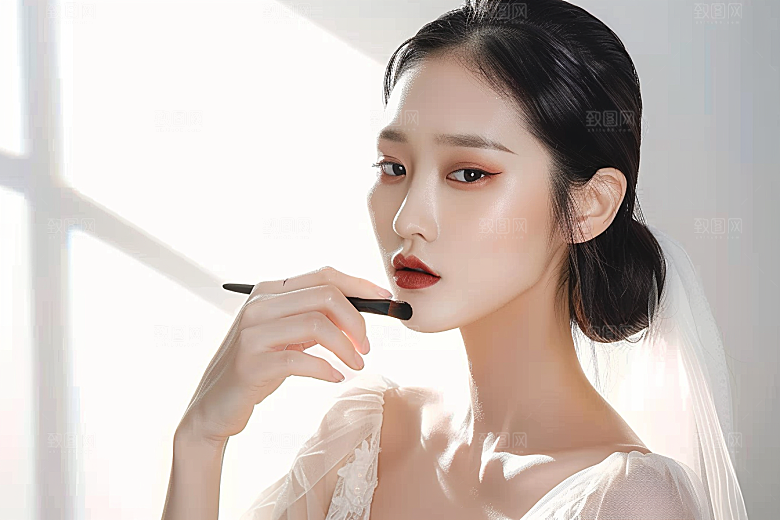 化妆人物彩妆美妆肖像