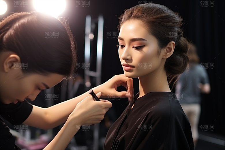 化妆人物妆感彩妆肖像