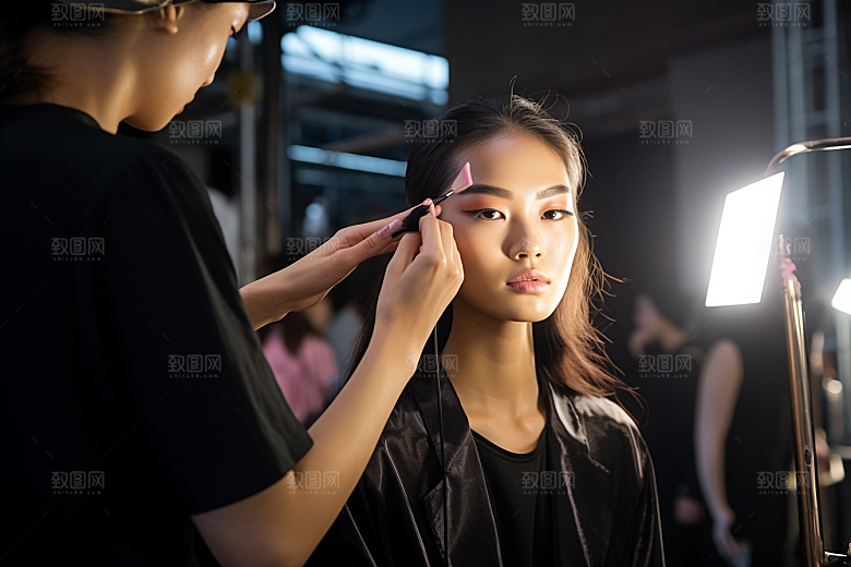 化妆人物妆感艺术肖像