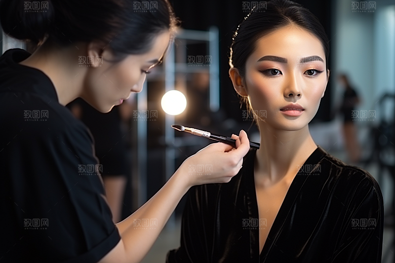 化妆人物艺术妆容肖像