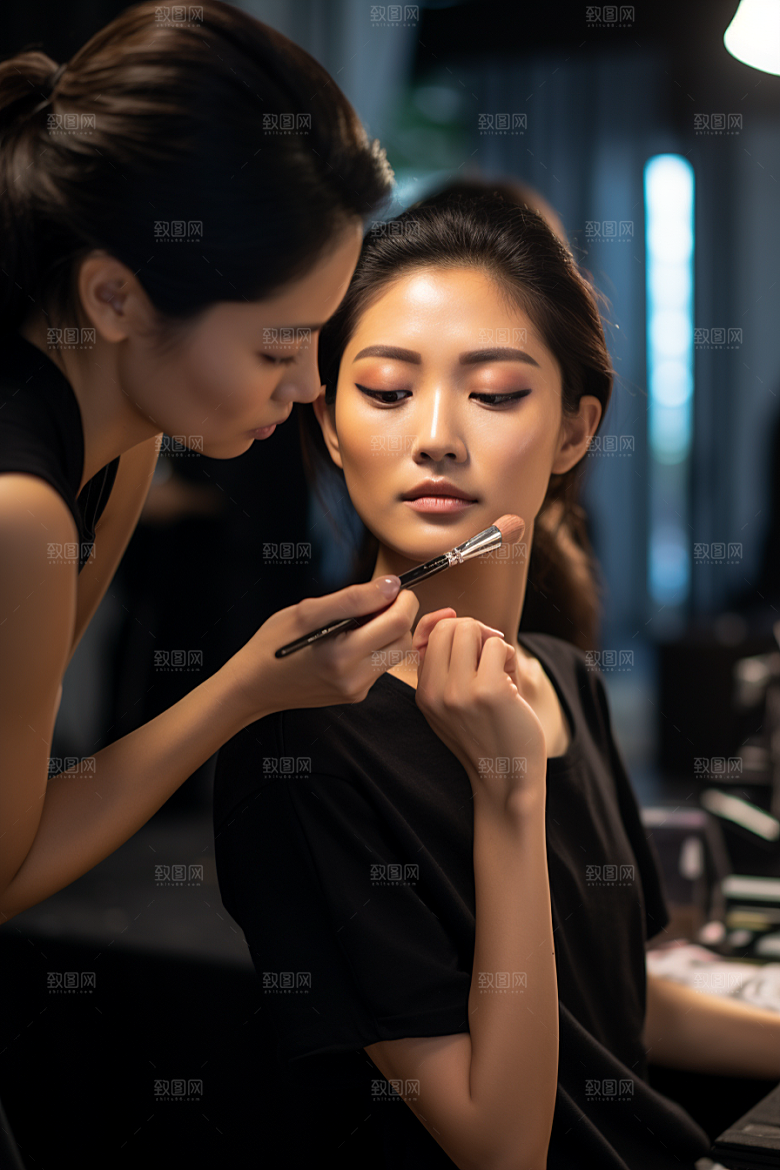 化妆人物改造造型师肖像