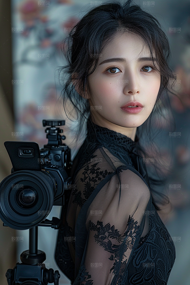 化妆人物美妆妆感肖像