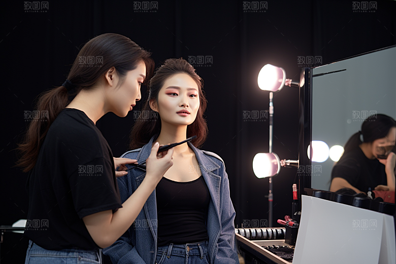 化妆人物造型师妆感肖像