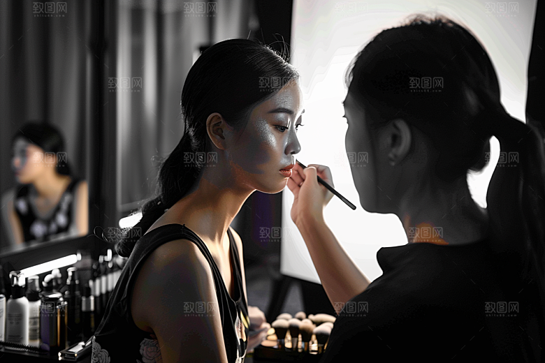 化妆人物艺术美妆肖像