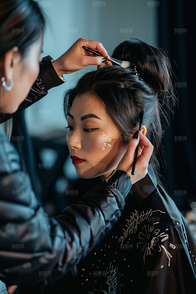 化妆人物妆造化妆师肖像