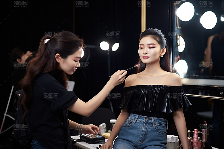 化妆人物造型师妆感肖像