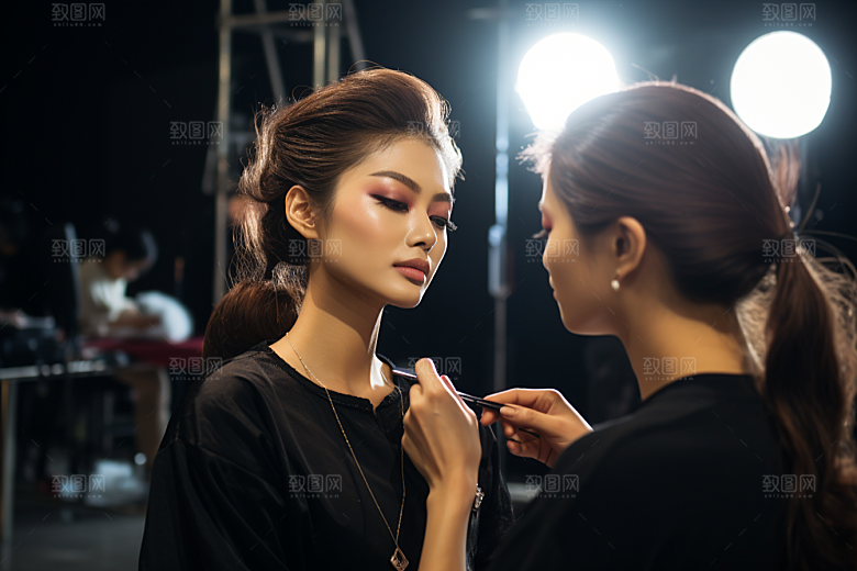 化妆人物美女妆感肖像