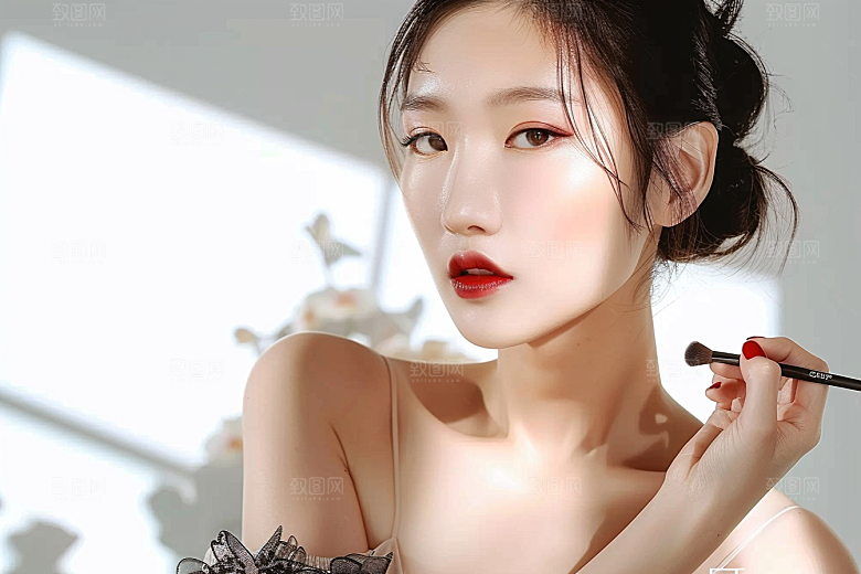 化妆人物美女艺术肖像