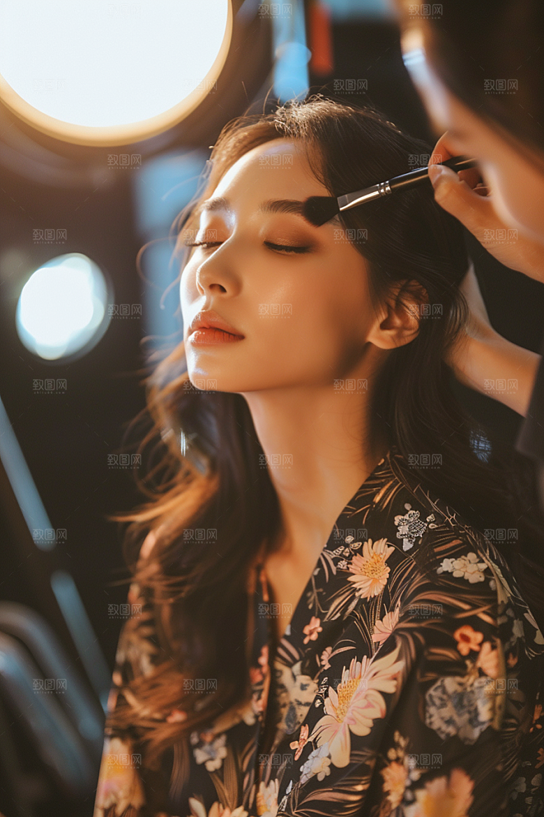 化妆人物造型师彩妆肖像