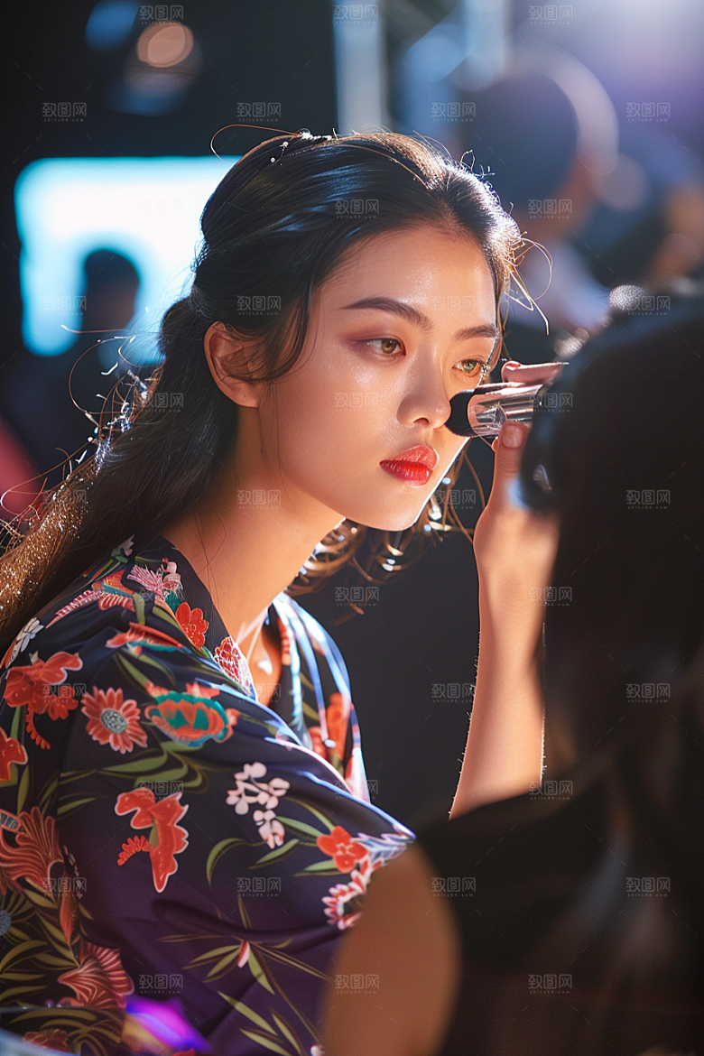 化妆人物妆感造型师肖像