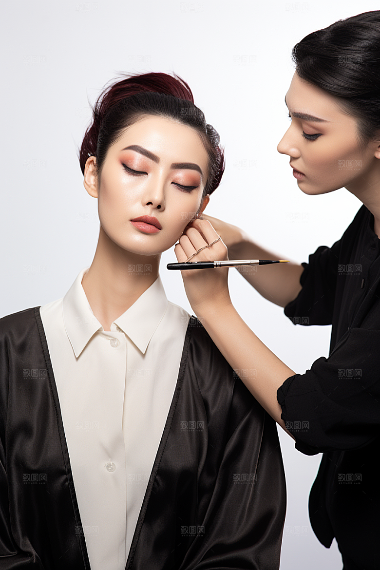 化妆人物妆造改造肖像