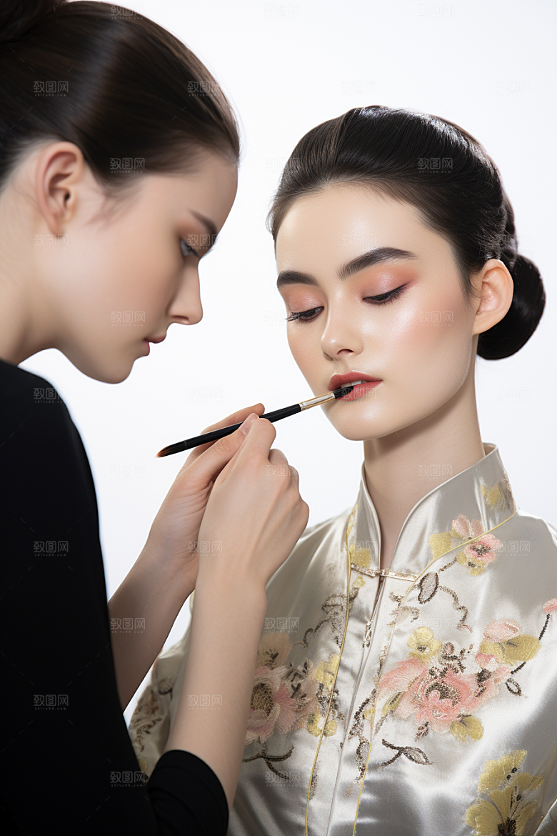 化妆人物彩妆妆造肖像