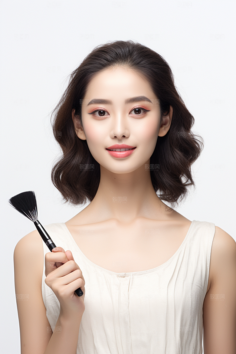 化妆人物化妆师彩妆肖像