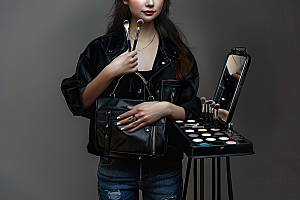 化妆人物彩妆妆容肖像