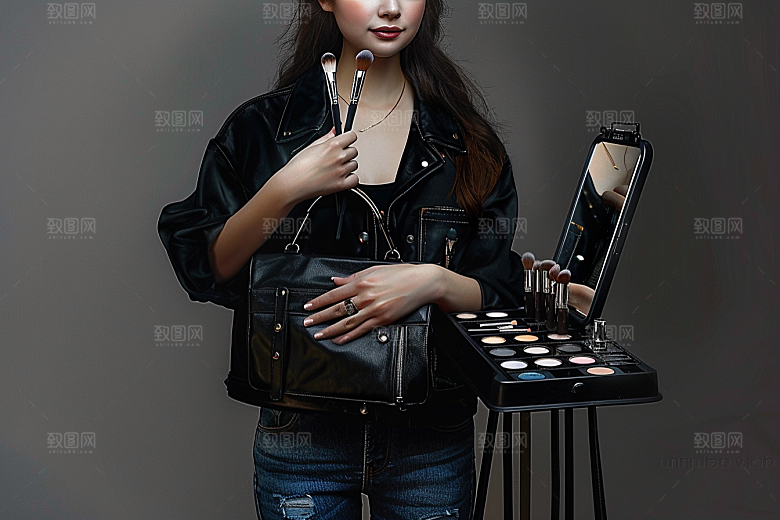 化妆人物彩妆妆容肖像