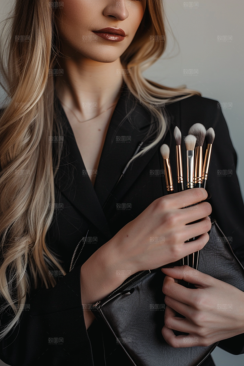 化妆人物化妆师彩妆肖像