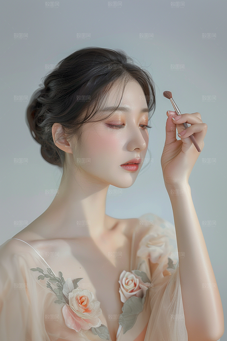 化妆人物改造美女肖像
