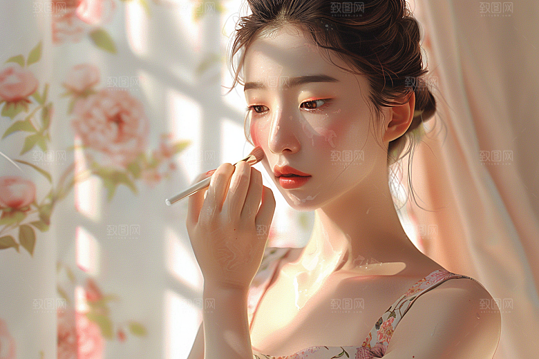 化妆人物艺术妆感肖像