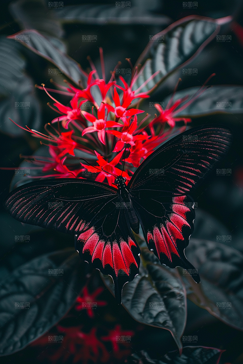 蝴蝶飞虫高清摄影图
