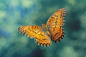 蝴蝶花卉生态摄影图