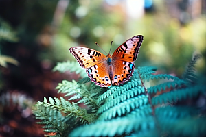 蝴蝶自然飞虫摄影图