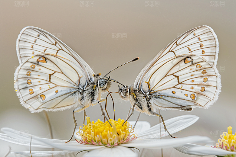 蝴蝶花朵昆虫摄影图