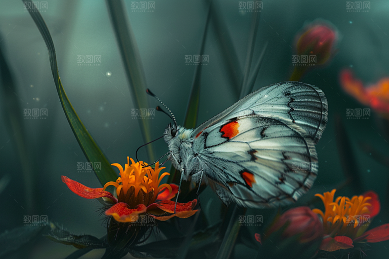 蝴蝶高清彩色摄影图