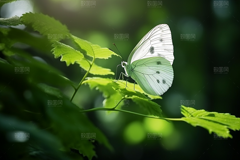 蝴蝶生态昆虫摄影图