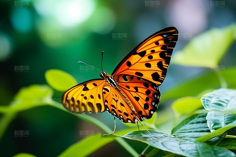 蝴蝶花卉生态摄影图