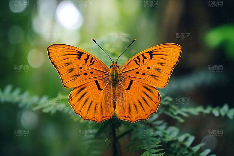 蝴蝶花朵昆虫摄影图