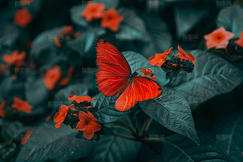 蝴蝶春季昆虫摄影图