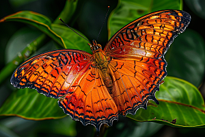 蝴蝶昆虫生态摄影图