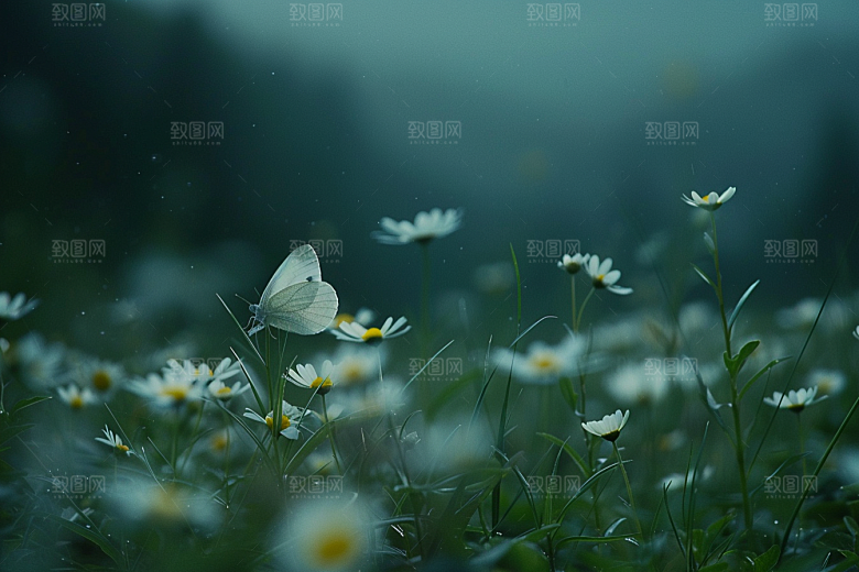 蝴蝶唯美春天摄影图