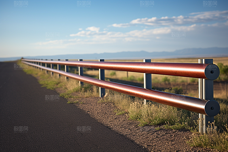 护栏道路护栏铁栏杆素材