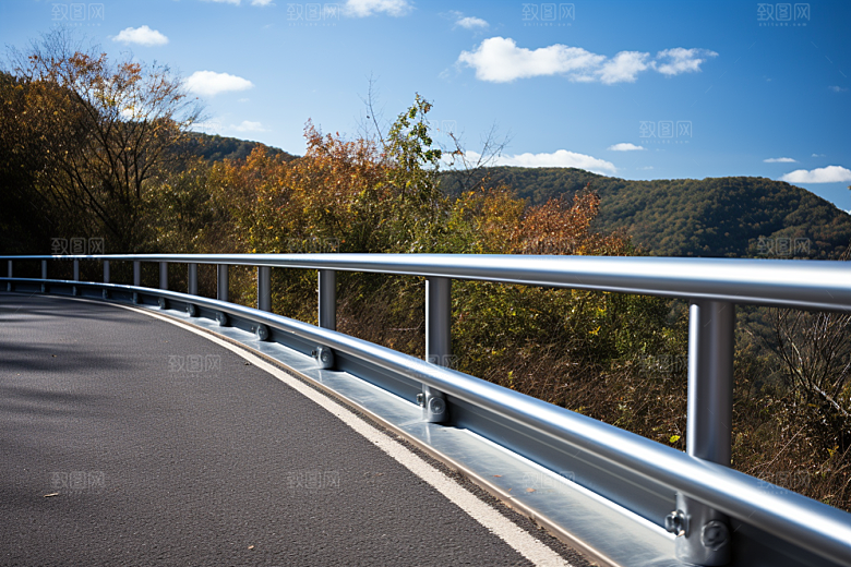 护栏道路护栏公共设施素材