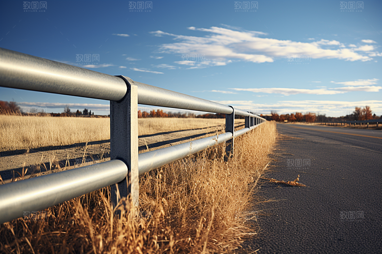 护栏道路护栏光泽素材