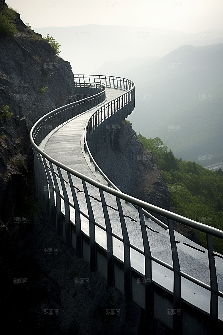护栏道路护栏公共设施素材