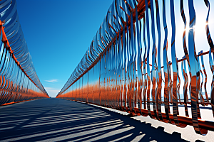 护栏公共设施铁栏杆素材