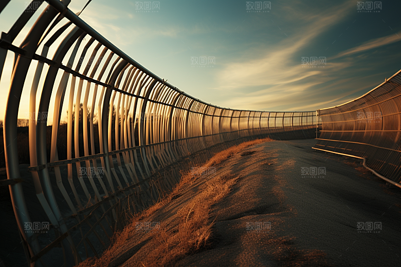 护栏道路护栏光泽素材