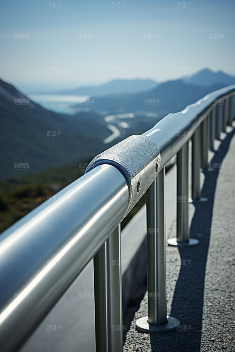 护栏道路护栏铁栏杆素材