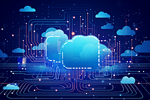互联网云储存未来信息技术元素