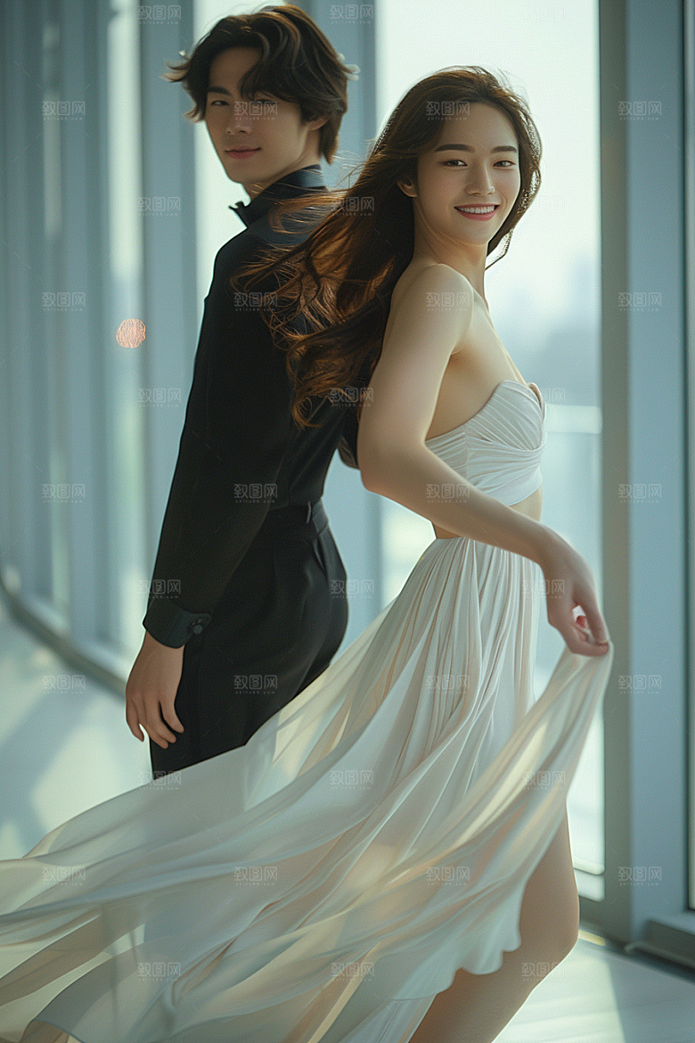 婚纱照幸福写真摄影图
