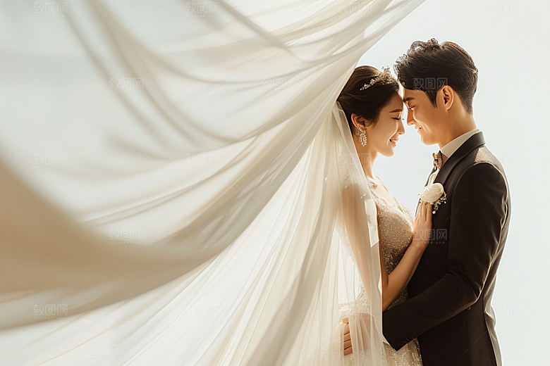 婚纱照新婚高清摄影图