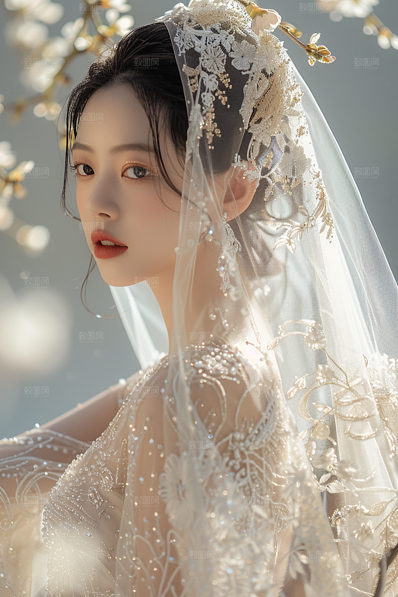 婚纱照写真幸福摄影图