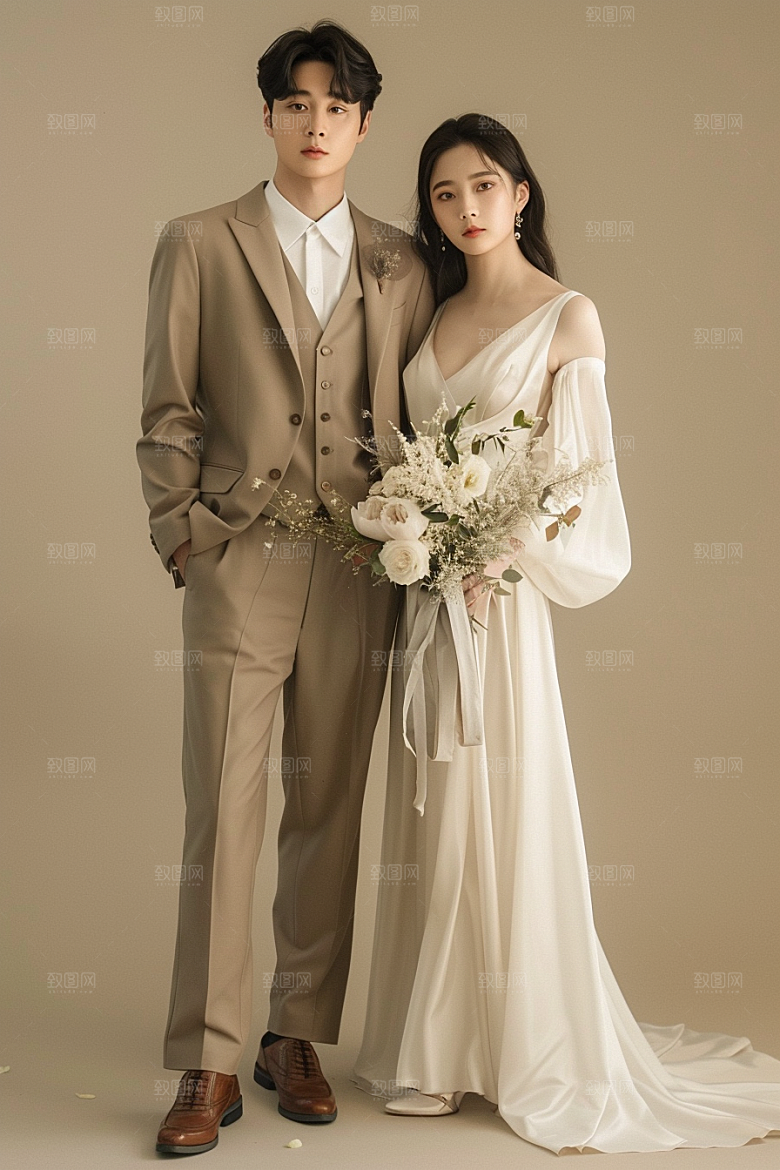 婚纱照写真高清摄影图