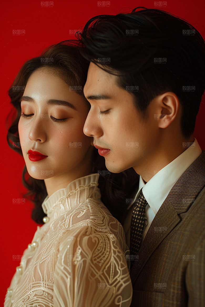 婚纱照新婚唯美摄影图