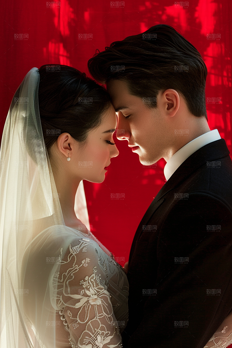 婚纱照幸福写真摄影图
